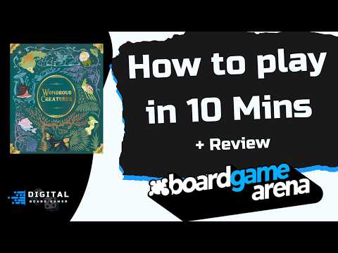 Whats new to BGA Wondrous Creatures - How to play on BGA and Review 
