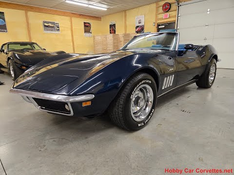 1969 Blue Corvette Stingray Convertible For Sale Video