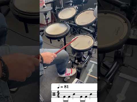 Tutoriel de batterie We Will Rock You #batterie #tutoriel