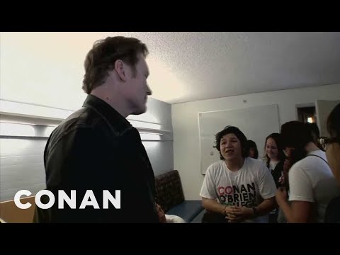 Conan Visits "Conan O'Brien College" | CONAN on TBS Video
