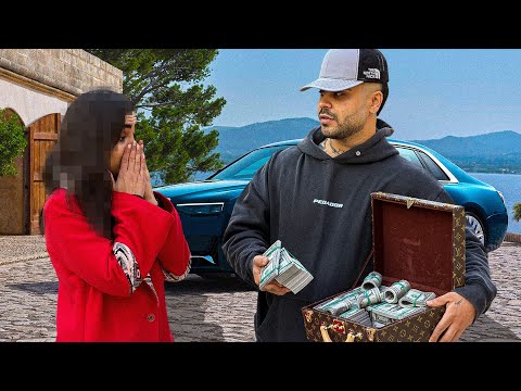 دختره تا پولارو دید گفت دوست دارم❗️ تست اجتماعی❌