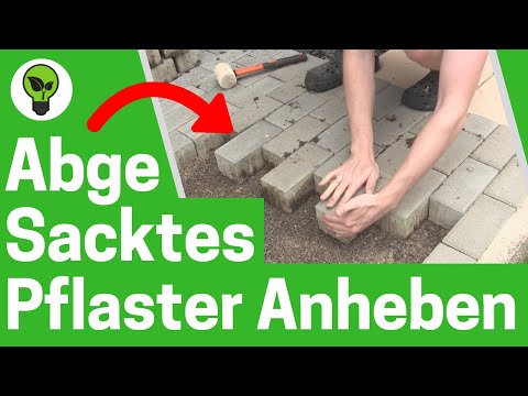 Repairing sunken paving stones ✅ TOP GUIDE: How to remove, lift & level paving stones?
