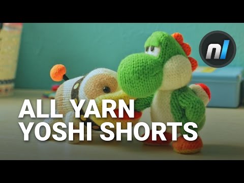 ALL Yarn Yoshi Shorts | Poochy & Yoshi's Woolly World Short Movies