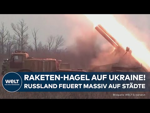 PUTINS KRIEG: Massive Angriffe auf Ukraine! Russland feuert Raketen und Drohnen auf Städte