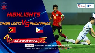 HIGHLIGHTS | Timor Leste - Philippines | Thế trận 1 chiều