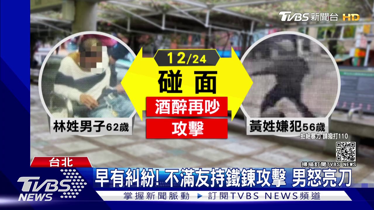 「染血」平安夜! 好友爆口角「亮小刀」傷人