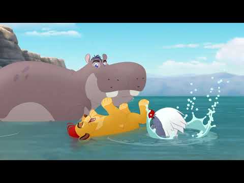 The Lion Guard S3E08 - The Race to Tuliza, Relaxing at the Sea Clip HD