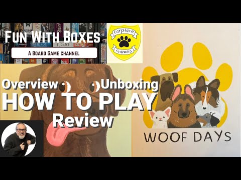 Woof Days Card Game | Unboxing, How to Play & Review | Farplace Animal Rescue Charity | Gareth Edwards