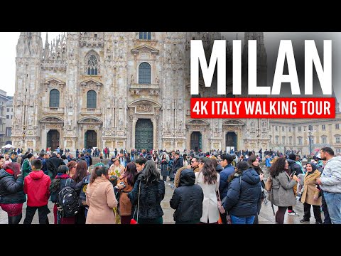 MILAN, Italy 🇮🇹 4H In The City of Elegance | 4K Walking Tour