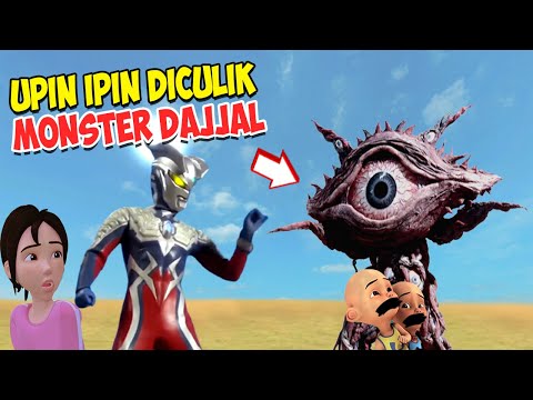UPIN IPIN DICULIK MONSTER DAJJAL, ULTRAMAN ZERO MENYELAMATKAN - GTA Lucu
