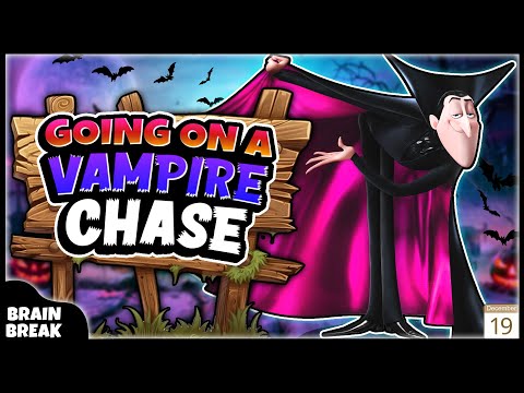 Going on a Super Vampire Hunt Freeze Dance | Brain Break | Fun Workouts and PE Games | Halloween