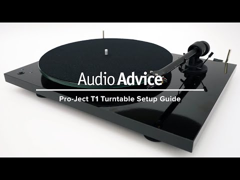 Pro-Ject T1 Turntable Setup Guide