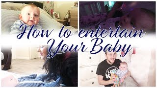 HOW TO ENTERTAIN A 3 MONTH OLD BABY!