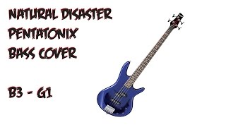Natural Disaster Pentatonix Bass cover B3 - G1