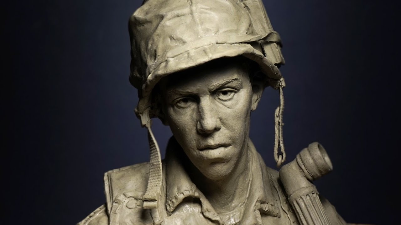 Sculpture of a head tutorial by Claymaker