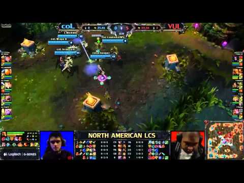 League of Legends LCS 2013 Vul vs CoL