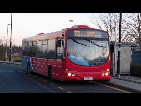 ABSOLUTE BEAST! L&B Travel Wright Solar L94 NK54 NVB route 73 Concord to Waterview business park