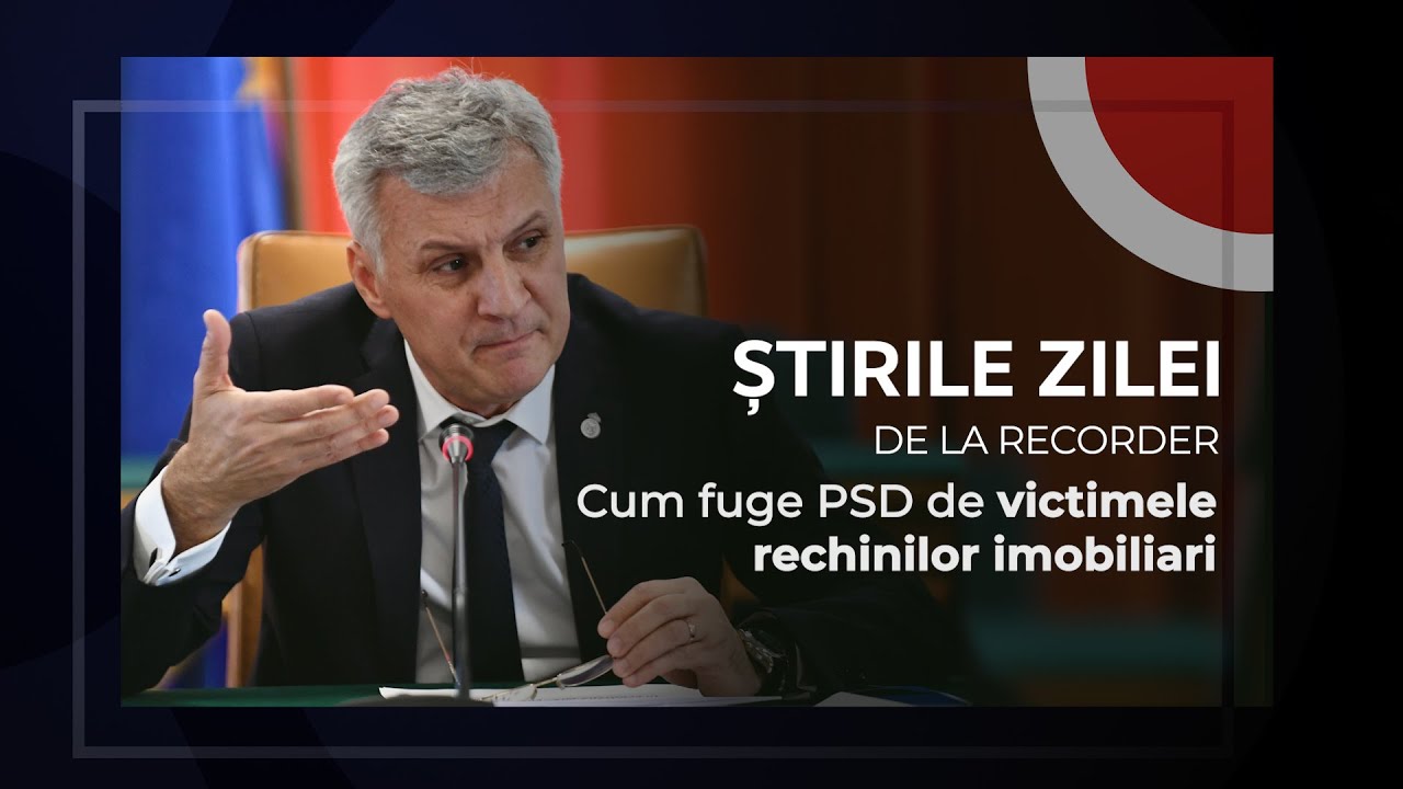 20 MARTIE 2025. „Ce treabă am eu cu oamenii?” Cum fuge PSD de victimele rechinilor imobiliari