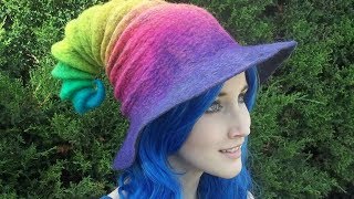 Rainbow Witch Hats from HandiCraftKate!