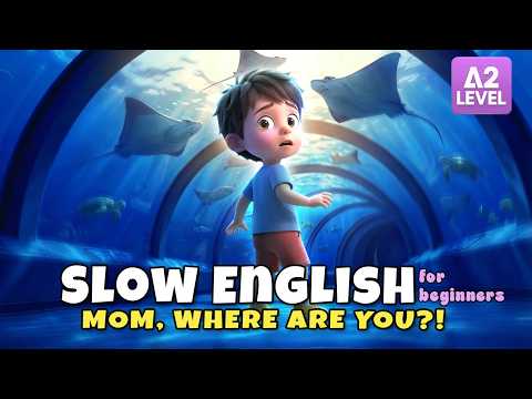 He Gets Lost at the Aquarium | Beginner English Listening Story (A1–A2 Level)
