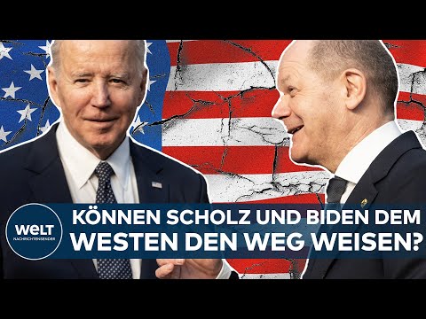 PUTINS KRIEG: Verzweifelt versuchen Scholz und Biden den Westen zusammenzuhalten | WELT Thema