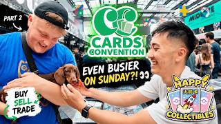 VENDOR POV: Cards Convention 2026 | Sunday Was INSANE! 🤯 PART 2!!! LOTS OF PICK UPS AND TRADES 🤯‼️