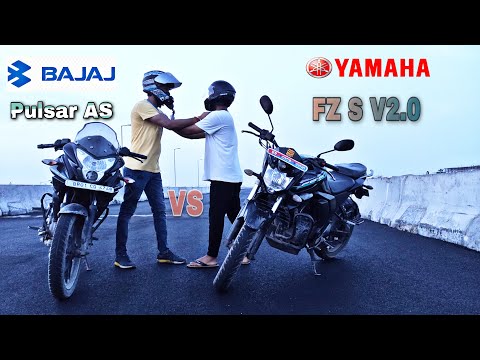 Bajaj Pulsar AS vs Yamaha FZ S V2.0 | Drag Race 🔥