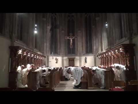 Komplet und Salve Regina in der Bernardikapelle des Stiftes Heiligenkreuz