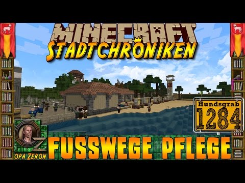 Minecraft #1284 -Stadtchroniken- Fußwege Pflege [HD+Deutsch]