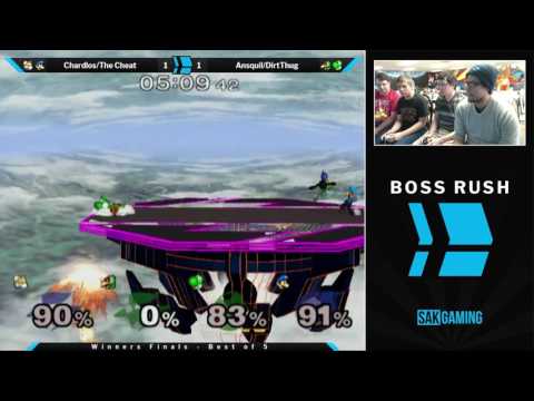Boss Rush April Doubles Winners Finals - Chardlos/The Cheat (Blue) vs Ansquil/Dirt Thug (Green)