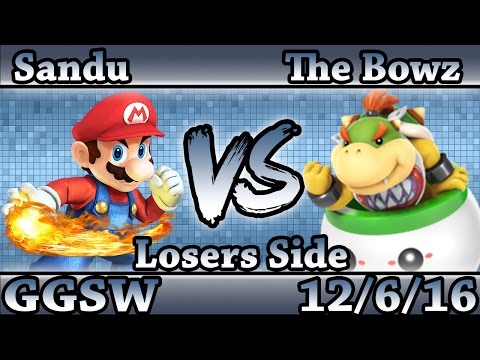 GGSW 10 - Sandu (Mario) Vs The Bowz (Bowser Jr.) Smash Wii U Losers Side - Smash 4