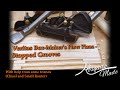 Veritas Box Makers Plow Plane Stopped Grooves