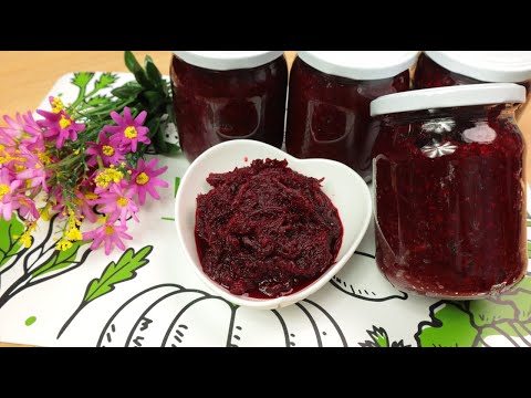 Buraczki z chrzanem do słoików na zimę / Sałatka z buraków do słoików