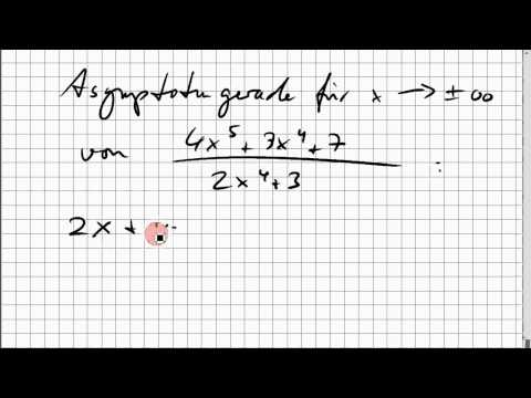 KB.19 Asymptotengerade einer rationalen Funktion
