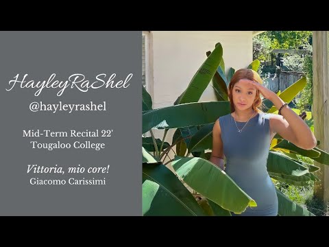 Hayley RaShel  "Vittoria, mio core!" by Giacomo Carissimi