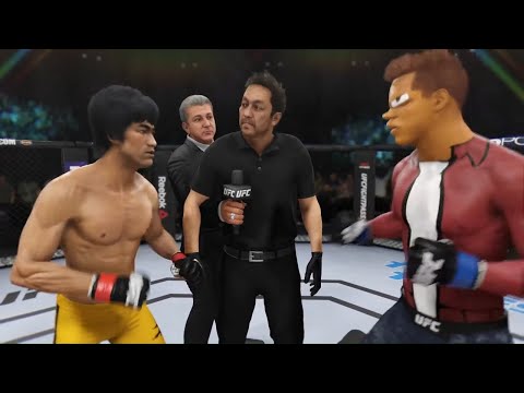 Bruce Lee vs. Fry Futurama (EA sports UFC 3)