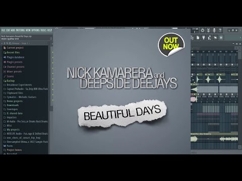 Nick Kamarera & Deepside Deejays - Beautiful Days FL Studio