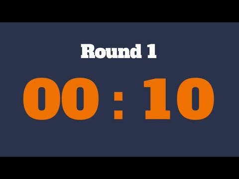 10 Seconds Interval Timer For 1 Hour | Without rest