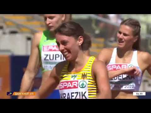 Women's 400m Hurdles Full Heats Round 1 | European Athletics Championship 2022 |Munich 2022|17th Aug