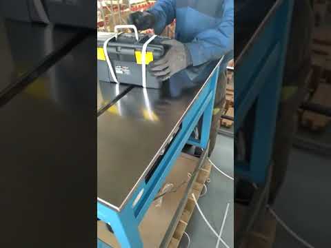 Стреппинг машина тр-202 в работе