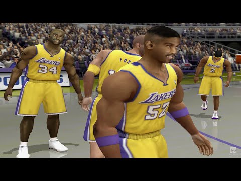 NBA Live 2003 - LA Lakers vs Boston Celtics (4K60fps)