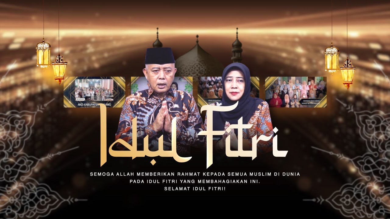 Ucapan Idul Fitri 1445 H, Bupati  Beserta Masyarakat Kabupaten Malang