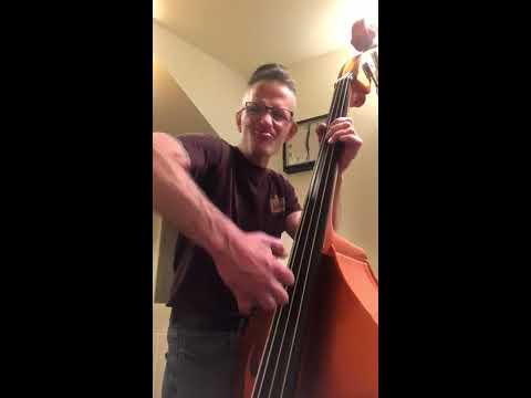 Folsom Prison Blues rockabilly tutorial double bass