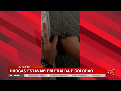 Ouro Fino: drogas escondidas em fraldas
