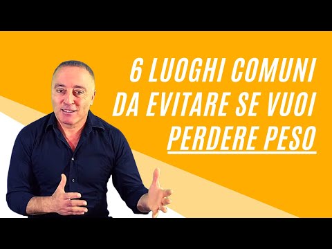 6 luoghi comuni da evitare se vuoi perdere peso | Biorigeneral Program