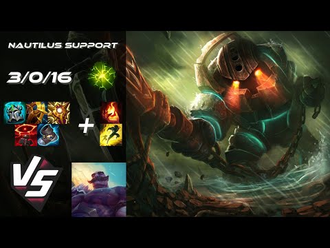 SUPPORT Nautilus vs Braum - EU Grandmaster Patch 14.9