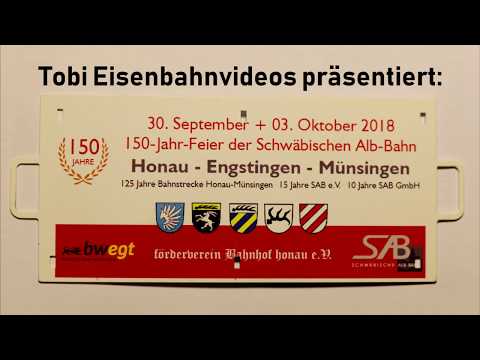 150-Jahr-Feier der Schwäbischen Alb-Bahn unter anderem mit 796 625, 58 311, 97 501 und T3 930