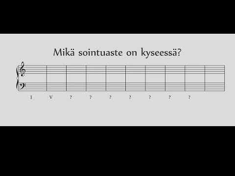 Kuunteluharjoitus - Sointukierrot - Kolmisoinnut 1