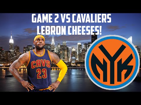 NBA 2K15 My GM Mode - New York Knicks - Rd2G2 Vs. Cavaliers | Lebron is Cheesing