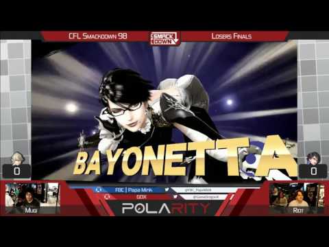 CFL Smackdown 98 WiiU - Mugi (Corrin) vs Riot (Bayonetta) - Losers Finals